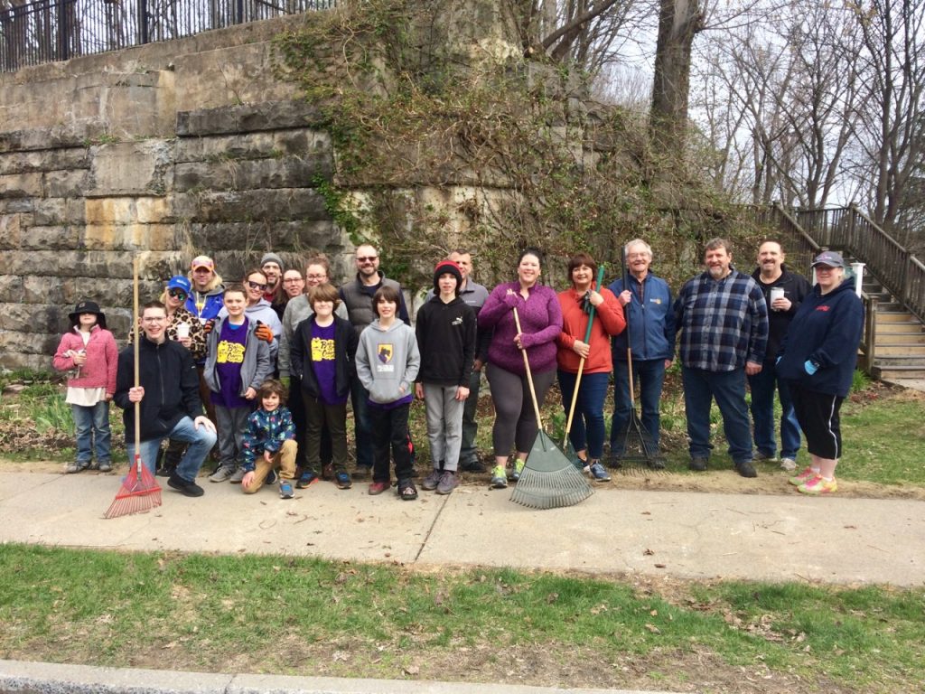 group of volunteers